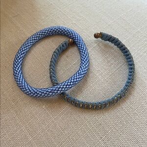 Two Blue Bracelets